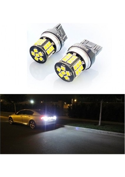 T20 Duy Beyaz LED Geri Vites Oto Ampulü W21W PH7215