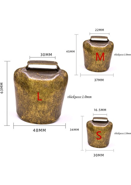 K Tarzı 1 Adet Inek At Koyun Otlatma Bakır Çan Büyük Kalınlaşmak Sığır Koyun Bakır Çan Yüksek Sesle Daha Fazla Yüksek Sesle Kaybı Önlemek (Yurt Dışından)