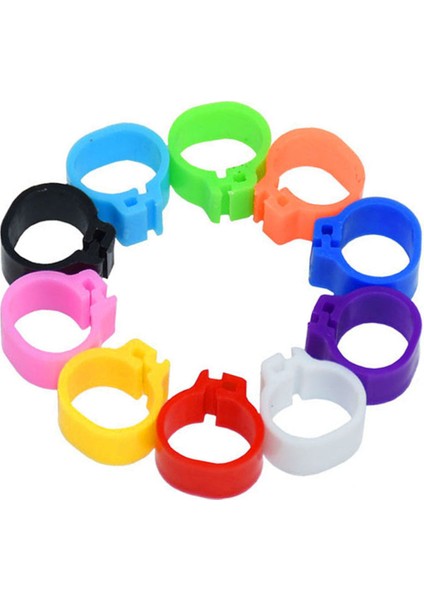 Renk Karıştırma 10 mm Stili Kuş Ayak Yüzük Iç Çap Genişlik 7mm Plastik Klips Halka Güvercin Güvercin Bıldırcın Ayak Halkası Çiftlik Hayvanı Taşıyıcı (Yurt Dışından)