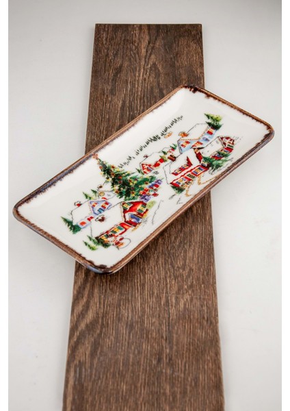 Snowy Porselen Peynir/sunum Tepsisi