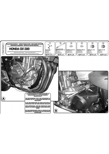 TN451 Honda Cb 1300 - Cb 1300S (03-15) Koruma Demiri