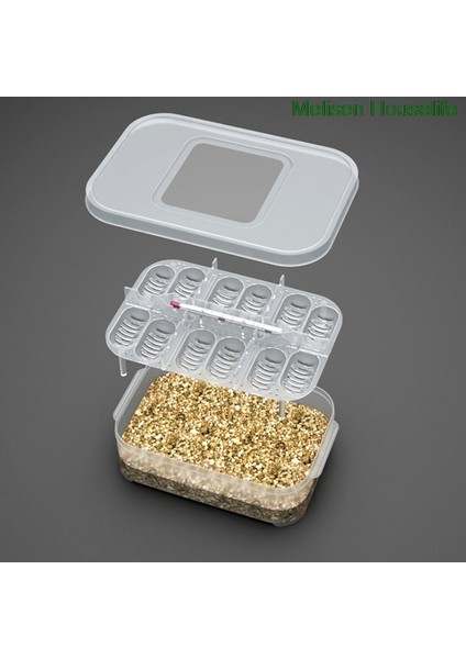 Termometre Tarzı Nox 12 Izgaralar Kuluçka Kutusu Yılan Kertenkele Sürüngen Yumurta Tepsisi Kutuları Kuluçkalık Yumurta Cihazı Tırmanma Pet Kaplumbağa Kaplumbağa Kuluçka Malzemeleri (Yurt Dışından) fırsatları