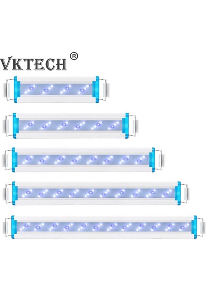 Szd B30BW Ab Stili V Mavi Beyaz LED Süper Ince Lamba Balık Tankı Su Bitkisi Peyzaj Büyümek Genişletilebilir Su Geçirmez Klip Işık Akvaryum Erişimi (Yurt Dışından) fiyatları