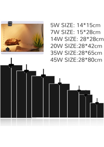 28W Ab Fiş Stili Isı Mat Sürüngen Brooder Kuluçka Pet Isıtma Pedi Ayarlanabilir Sıcaklık Kontrol Mat Ab Tak Sürüngen Malzemeleri (Yurt Dışından) modelleri