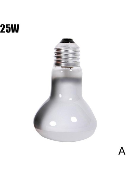 25W Tarzı 25W 50W 75WPET Isıtma Lambası Siyah Kızılötesi Seramik Verici Isı Ampul Pet Brooder Tavuklar Sürüngen Lamba 220V (Yurt Dışından)