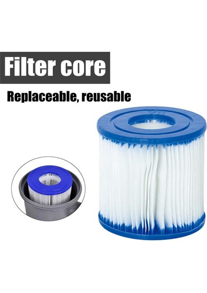 1 Adet Filtre Elemanı Stili 300 Galon Yüzme Havuzu Elektrikli Filtre Pompası Büyük Havuz Filtresi Ev Havuz Temizleyici Çıkarılabilir Filtre Çekirdek Sirkülasyon Pompası (Yurt Dışından)