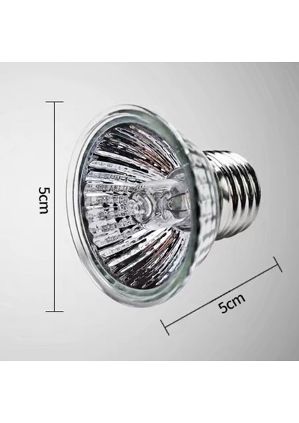 E27 50W Tarzı Sürüngen Lamba Uva+Uvb 3.0 Pet Isı Lambası Ampul Kaplumbağa Güneşlenme Uv Ampulleri Amfibi Kertenkeleler Sıcaklık Kontrol Cihazı (Yurt Dışından)