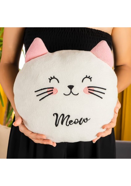 Sevimli Kedi Polar Yastık 35*35CM