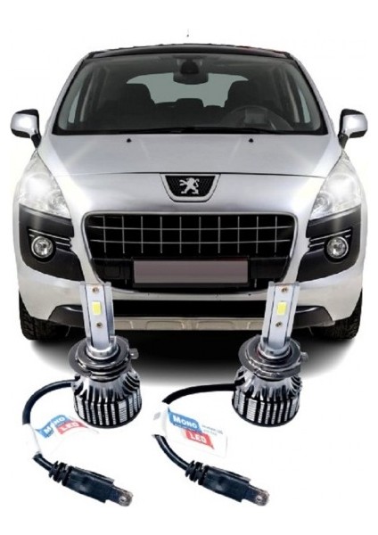 Peugeot 3008 (2010-2013) LED Kısa Far Ampulü Mono H7