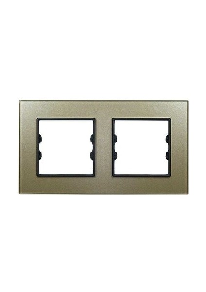 Asfir Schneider Asfora Serisi Pleksiglas Şampanya Ikili Çerçeve APG302-71 Modeli