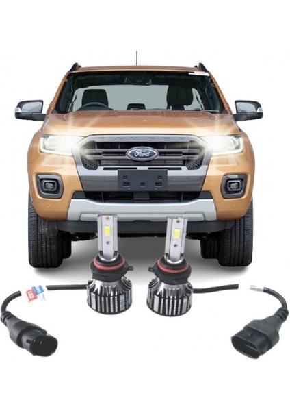 Ford Ranger (2019-2022) LED Uzun Far Ampulü Mono Hb3