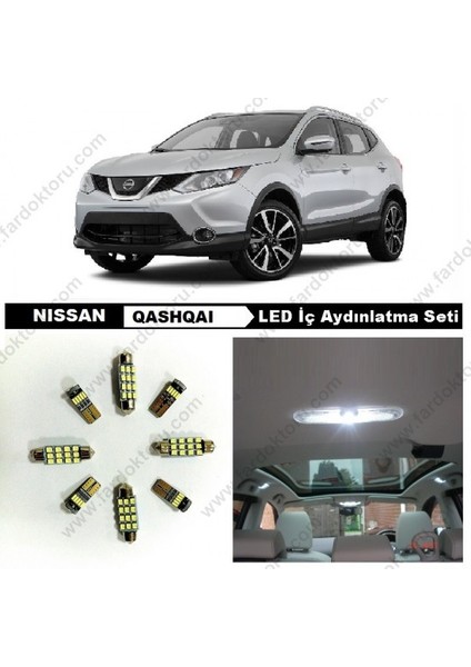 Nıssan Qashqaı J11 LED Iç Aydınlatma Seti Beyaz Sac Tavan