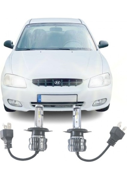 Hyundaı Accent (1999-2006) LED Far Ampulü Zero H4