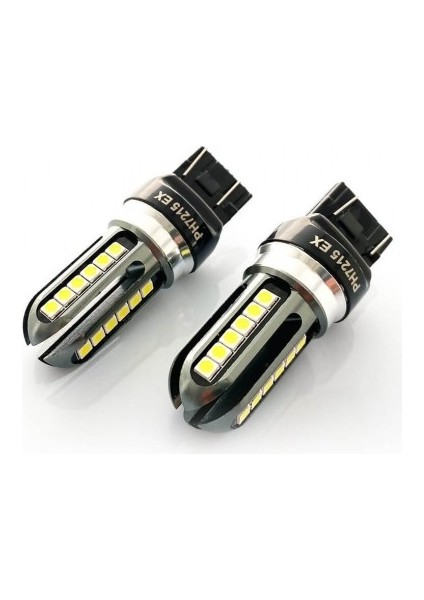 T20 Duy Beyaz LED Geri Vites Oto Ampulü W21W PH7215EX fiyatları