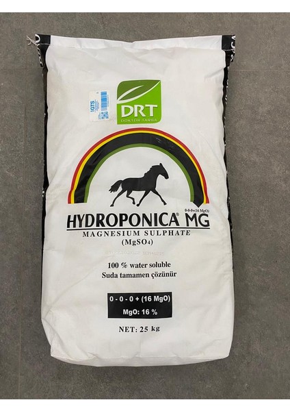 Hydroponica Magnezyum Sülfat (Mgso4) 25 kg Çuval