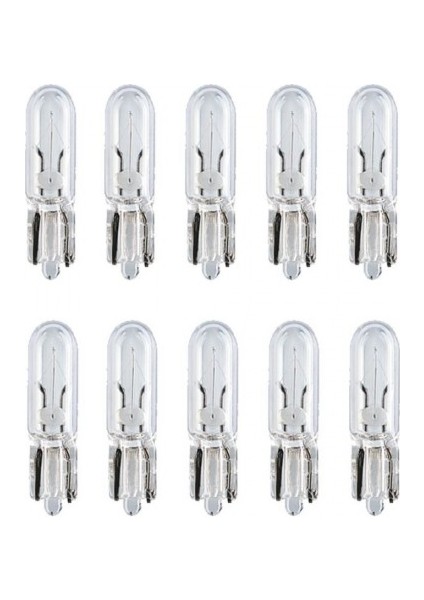 T5 Minik Dipsiz Oto Ampul 12V 1.2W PH5712 10ADET