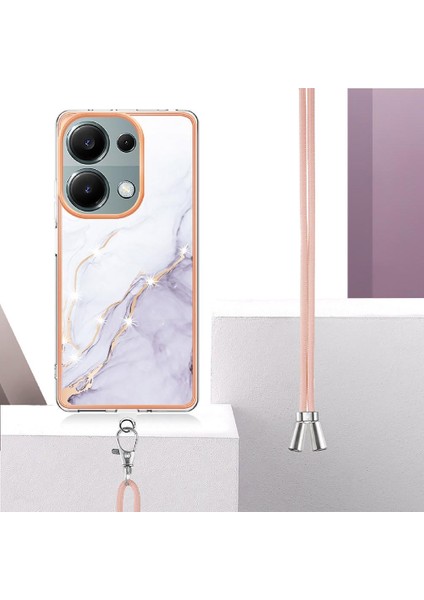 Xiaomi Poco M6 Pro 4g Tampon Mermer Crossbody Kordon Askısı Yumuşak (Yurt Dışından) modelleri