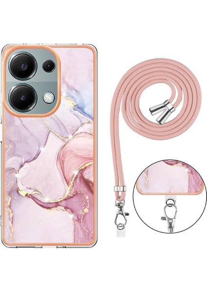 Xiaomi Poco M6 Pro 4g Tampon Mermer Crossbody Kordon Askısı Yumuşak (Yurt Dışından) modelleri