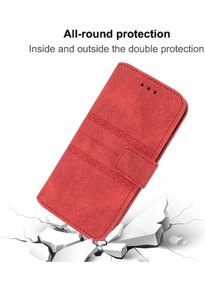 Samsung Galaxy S22 5g Için Flip Case Cüzdan Kılıf Pu Deri Kickstand (Yurt Dışından)