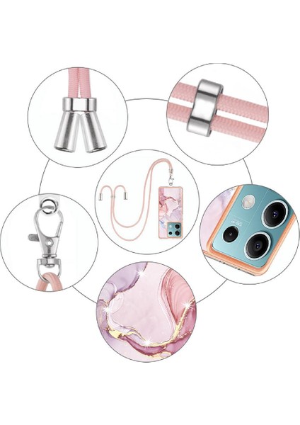 Xiaomi Redmi Için Not 13 5g Anti-Scratch Yumuşak Tampon Crossbody Kayış (Yurt Dışından) modelleri