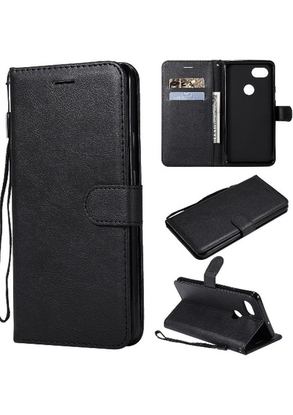 Kart Yuvası Klasik ile Google Piksel Xl2 Yüksek Kaliteli Deri Için Flip Case (Yurt Dışından)