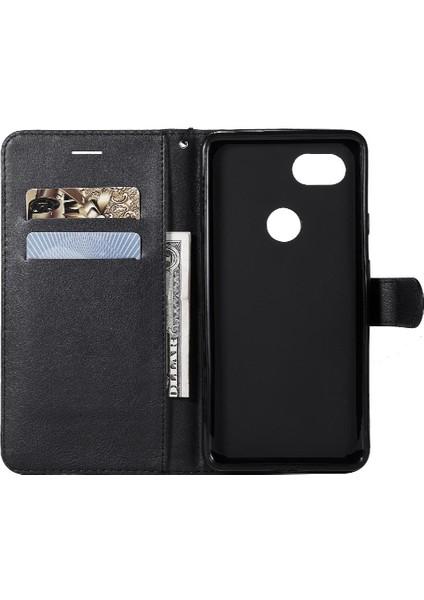Kart Yuvası Klasik ile Google Piksel Xl2 Yüksek Kaliteli Deri Için Flip Case (Yurt Dışından)