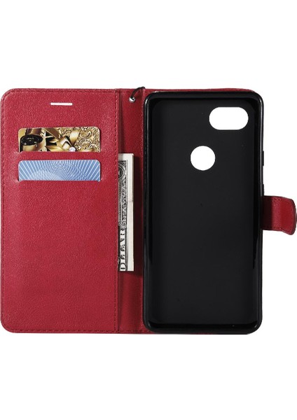 Kart Yuvası Klasik ile Google Piksel Xl2 Yüksek Kaliteli Deri Için Flip Case (Yurt Dışından)