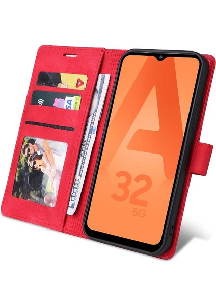 Samsung Galaxy A32 5g Darbeye Dayanıklı Kapak Kapak Basit Iş Için Flip Case (Yurt Dışından) fırsatları