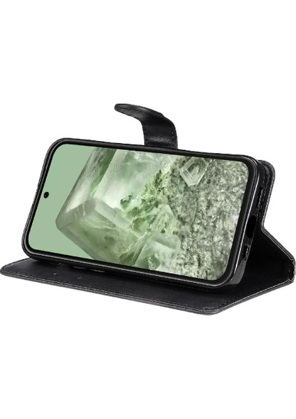 Kart Yuvası Yüksek Kaliteli Deri Iş ile Google Piksel 8A Için Flip Case (Yurt Dışından) fırsatları