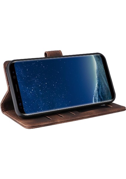 YH Mall Samsung Galaxy S8 Için Flip Case Darbeye Deri Kılıf Kapak Çevirin (Yurt Dışından)