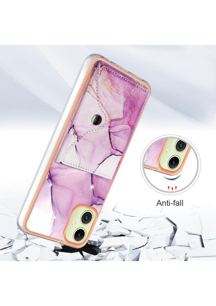 Samsung Galaxy A05 Yumuşak Tpu Tampon Kart Yuvaları Için Kılıf Ince Cüzdan Mermer (Yurt Dışından) fiyatları