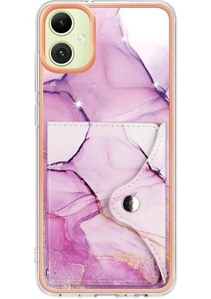 Samsung Galaxy A05 Yumuşak Tpu Tampon Kart Yuvaları Için Kılıf Ince Cüzdan Mermer (Yurt Dışından) indirimleri
