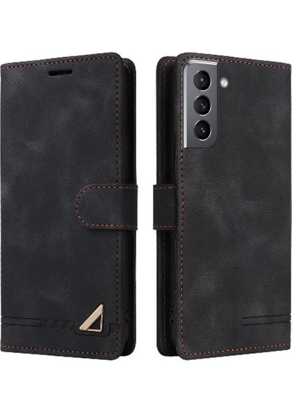 YH Mall Samsung Galaxy S22 Için Flip Case Deri Kılıf Cüzdan Darbeye Çevir (Yurt Dışından)