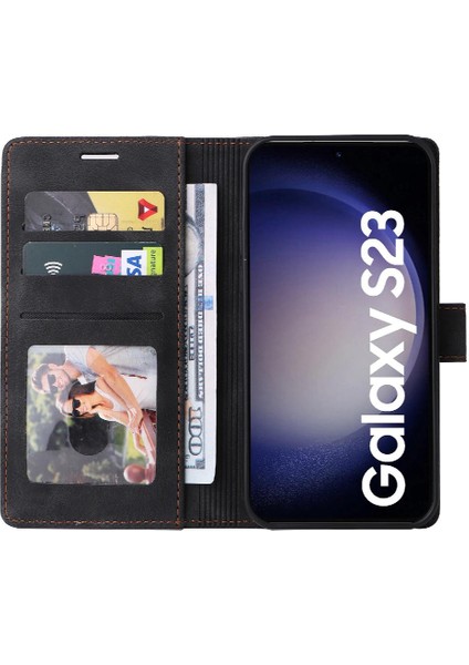 Samsung Galaxy S23 Artı Darbeye Kapak Çevirin Cüzdan Kılıf (Yurt Dışından)