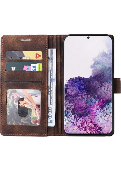 Samsung Galaxy S20 Artı Flip Kapak Için Flip Case Darbeye Basit Kılıf (Yurt Dışından) modelleri