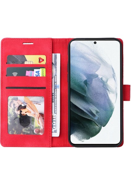 Samsung Galaxy S22 Artı Cüzdan Flip Kapak Deri Kılıf Için Flip Case (Yurt Dışından)