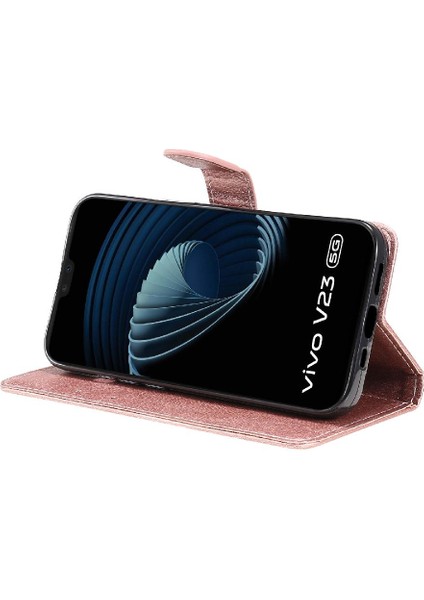Vivo V23 Için Flip Case 5G/S12 Kart Yuvası ile Yüksek Kaliteli Deri Klasik (Yurt Dışından)