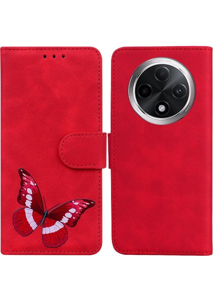 Oppo A3 Pro 5g Için Kılıf Renk Baskılı Flip Folio Kapak Kart Yuvaları Cüzdan (Yurt Dışından)