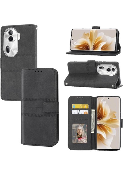 Oppo Oppo 11 5g Darbeye Koruyucu Cüzdan Kılıf Pu Için Flip Case (Yurt Dışından)