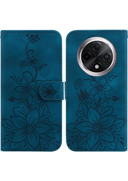 Oppo A3 Pro 5g Manyetik Kart Tutucu Için Flip Case Kickstand Cüzdan Zambak (Yurt Dışından)