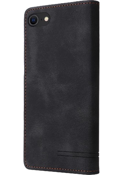 Iphone Se 2022/2020 Deri Çanta Cüzdan Basit Iş Için Flip Case (Yurt Dışından) fırsatları