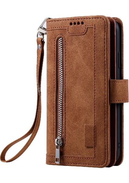 Google Piksel 7 Pro Pu Deri Cüzdan Kickstand Kordon 9 Için Flip Case (Yurt Dışından)