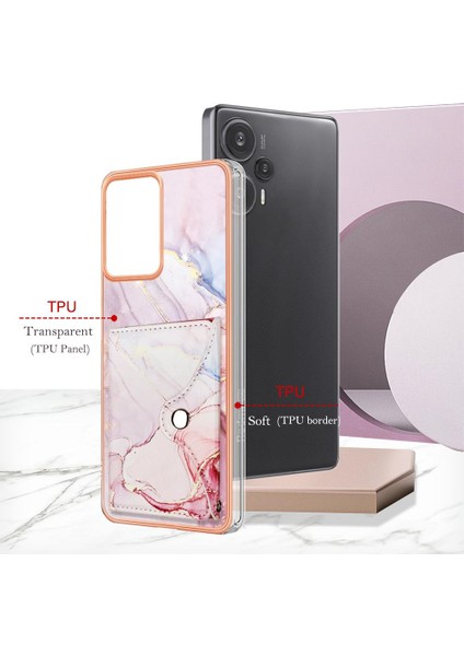 Xiaomi Poco F5 5g Kart Yuvaları Mermer Yumuşak Tpu Tampon Ince Cüzdan (Yurt Dışından) fiyatları