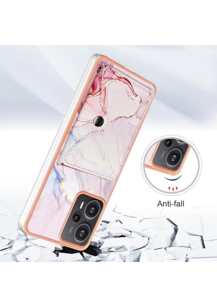 Xiaomi Poco F5 5g Kart Yuvaları Mermer Yumuşak Tpu Tampon Ince Cüzdan (Yurt Dışından) modelleri