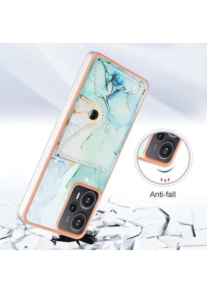 Xiaomi Poco F5 5g Kart Yuvaları Mermer Yumuşak Tpu Tampon Ince Cüzdan (Yurt Dışından) indirimleri