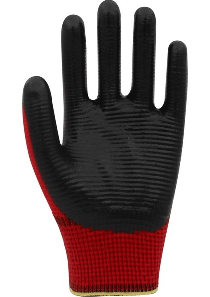 Zebra Nitril Kaplı Polyester Örme Iş Eldiveni fiyatları