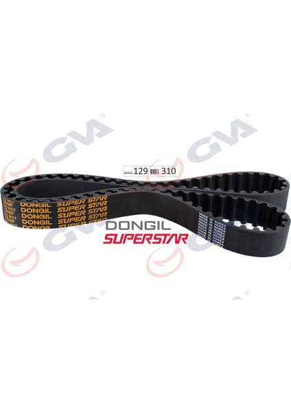 Triger Kayişi 129X310 Toyota Hilux 2.4d 8V 88-05 2.8d 8V 94-01 Land Cruiser 2.4d 27053