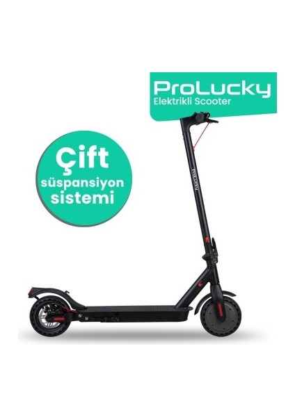5. Jenerasyon 500W Ön ve Arka Süspansiyonlu Elektrikli Scooter