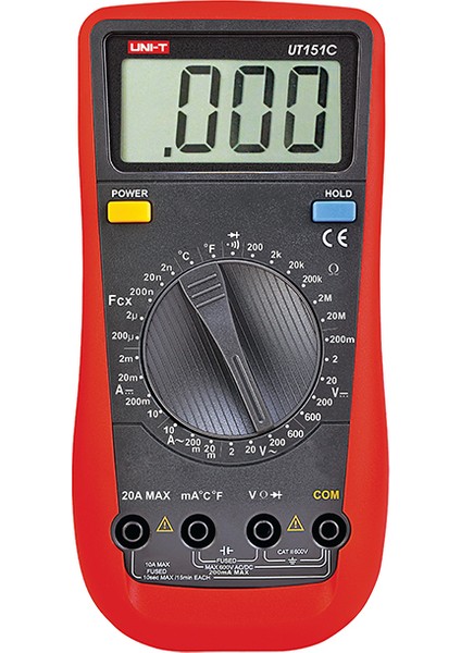UT-151C 20 Amper Dijital Multimetre Ölçü Aleti ;unı-T