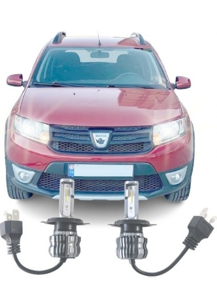Dacia Sandero LED Xenon Oto Ampul Zero H4